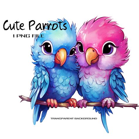 Cute Parrot Clipart