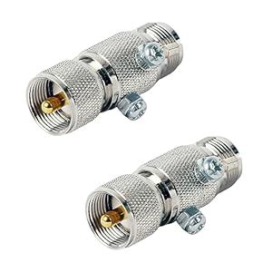 TLS Eagle 2Packs UHF Lightning Arrestor PL259 Plug To SO239 Socket