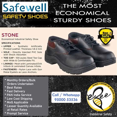 Safewell Stone Economical Industrial Safety Shoes At Rs 2875 In Chennai