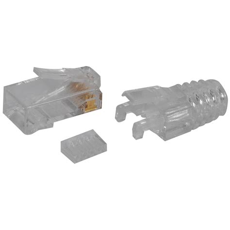 หัวแลนแบบทะลุ หัวแลน หัว Rj45 Glink Glg 05 Gold Series Rj45 Ez Cat