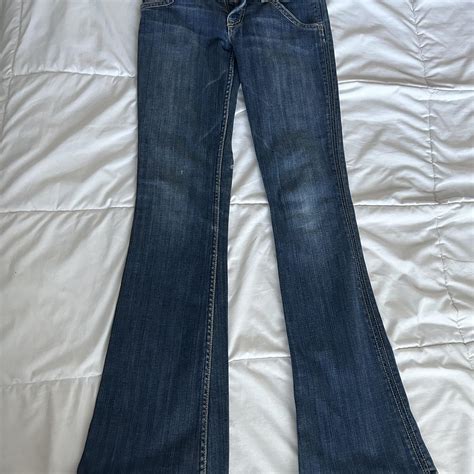 Hudson Low Rise Flare Jeans Vintage And Super Depop