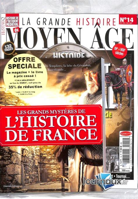 Journaux Fr La Grande Histoire Du Moyen Ge Livre