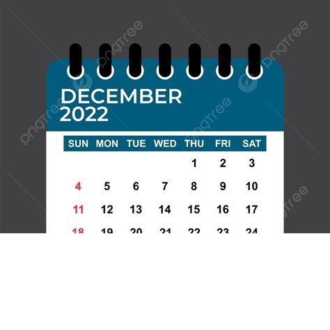 December And January Calendar 2022