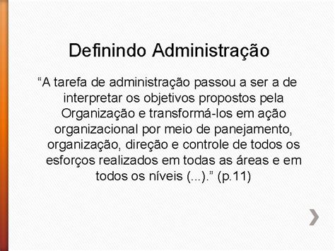 Teoria Geral Da Administrao Aula Definindo Tga