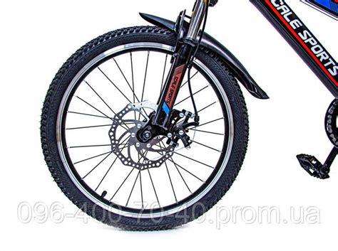 Детский велосипед 20 Scale Sports. Black Red Blue дисковые тормоза ...