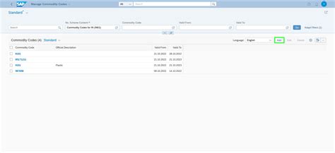 Sap S 4 Hana Cloud Managing Commodity Codes For Products