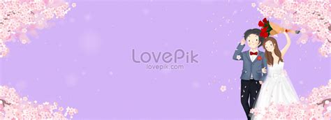 칠석 로맨틱 배너 이미지 Hd 화환 결혼식 여름 꽃 배경 사진 무료 다운로드 Lovepik