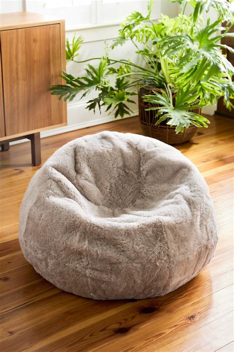 Shorn Sheepskin Bean Bag Chair Overland