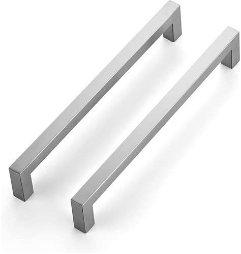 Zoizocp Pack Inch Kitchen Square Cabinet Handles Satin Nickel