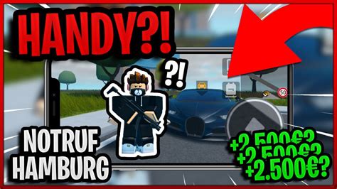 Ich SPIELE NOTRUF HAMBURG am HANDY SCHIEẞEREI geht SCHIEF Roblox