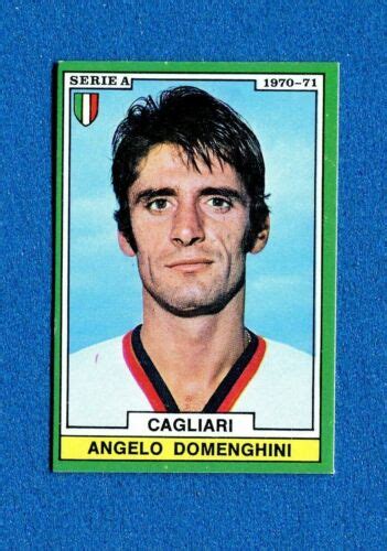 CALCIATORI 1970 71 EDIS 1971 Figurina Sticker DOMENGHINI CAGLIARI