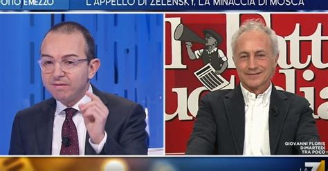 Otto e mezzo De Angelis e Travaglio è rissa Ignobile sei