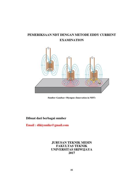 Pemeriksaan Ndt Dengan Metode Eddy Current Examination Pdf