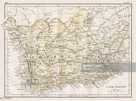 Cape Colony Map 1883 High-Res Vector Graphic - Getty Images