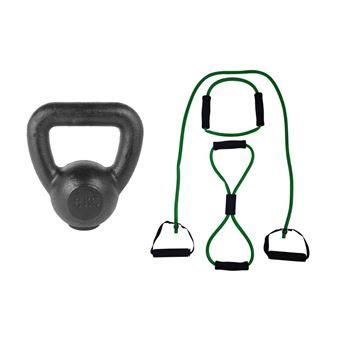 Tunturi Ensemble Fitness Kettlebell Kg Ensemble De Tubes Vert