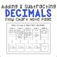 Adding Subtracting Decimals Flow Chart Note Page By Angela Jerpe