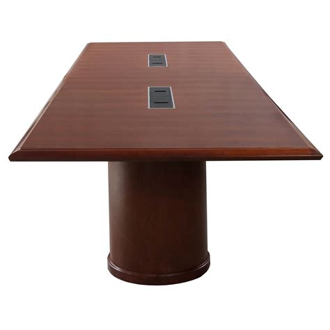 Steelcase Used Wood Veneer 12ft Conference Table Medium Cherry