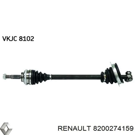 8200274159 Renault RVI árbol de transmisión delantero izquierdo