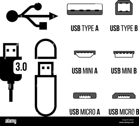 Usb Sockets Icon Stock Vector Image And Art Alamy