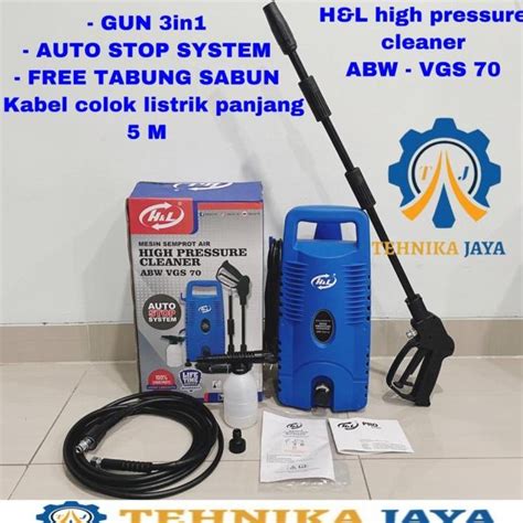 Jual Jet Cleaner H L Abw Vgs Mesin Steam Cuci Mobil Motor Ac Auto