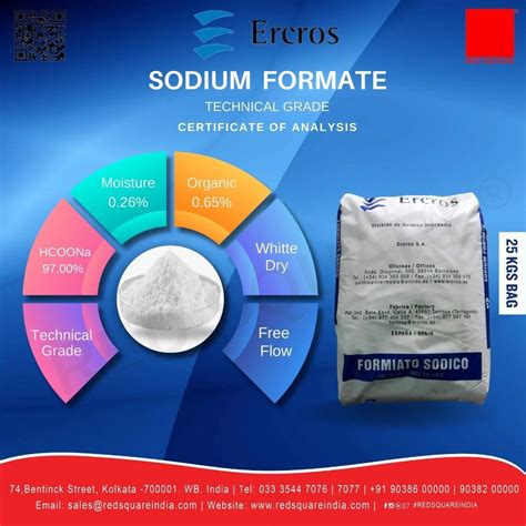 Sodium Formate At Best Price Sodium Formate Manufacturer In Kolkata