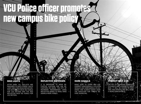 Vcu Police Officer Promotes New Campus Bike Policy The Commonwealth Times