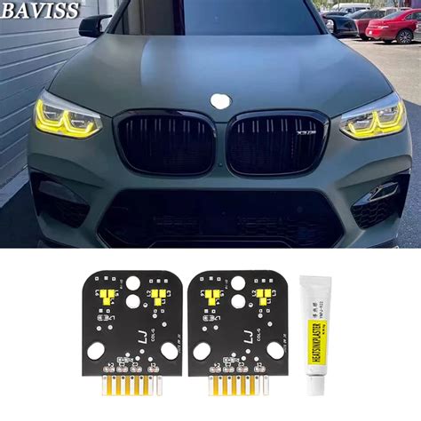 CSL Yellow Angel Eyes 18 21 For BMW X3 X3M F97 G01 X4 X4M G02 Lemon