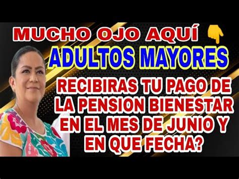 Atenci N Si Eres Adulto Mayor Tienes Que Saber Esto Enseguida De T