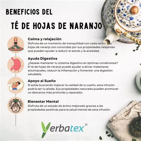 T De Hojas De Naranjo Caja Con Sobres De Gr Yerbatex En Venta En