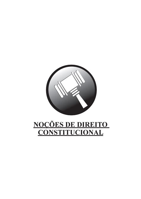 2 Nocoes de direito constitucional NOÇÕES DE DIREITO CONSTITUCIONAL 3