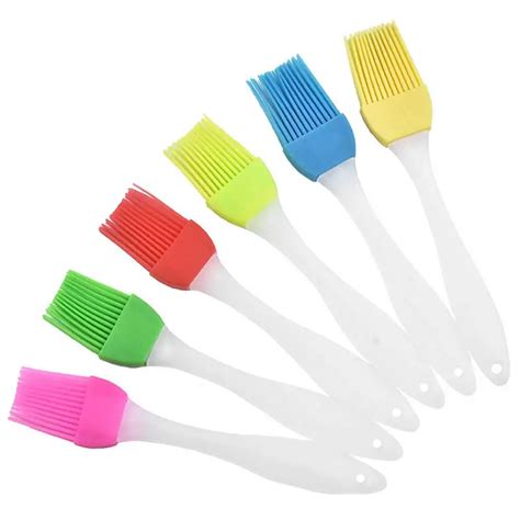 Lumiparty 17cm Small Food Grade Silicone Brush High Temperature Tea