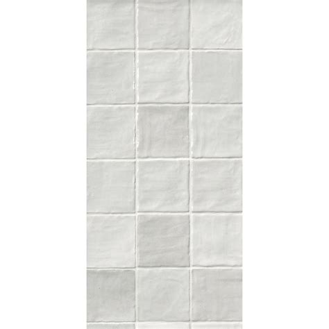 Riad White Ceramic Wall Tile - 4 x 4 in. - Cheap Flooring Tiles ...