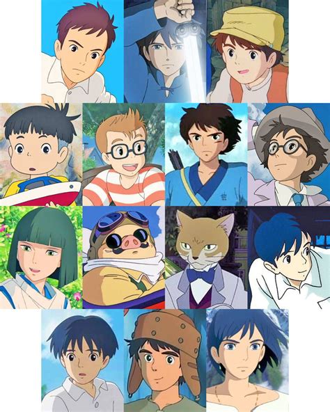 The Guys Of Ghibli Poster By Silverbuller Películas Del Estudio