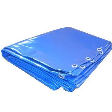 PE Laminated Blue Waterproof HDPE Tarpaulin Packaging Type Roll