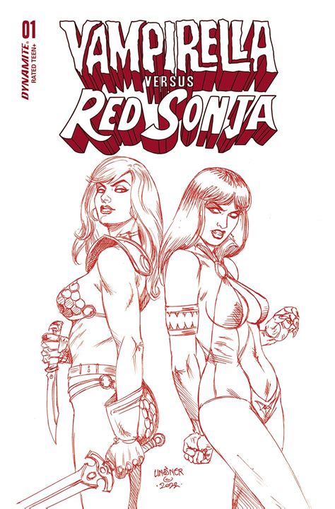 Aug Vampirella Vs Red Sonja Cvr Za Foc Copy Foc Incv