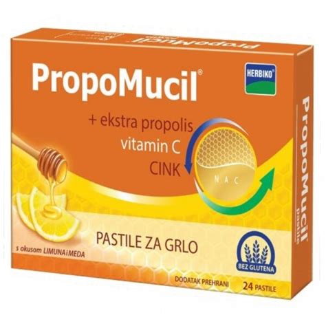 Abela Pharm Herbiko Propomucil Pastile Za Grlo A