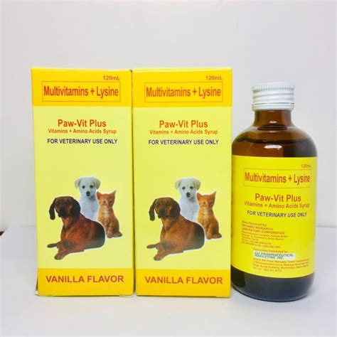 Cl Reyes Agrivet 2 Box Paw Vit Plus Multivitamins Amino Acids Syrup