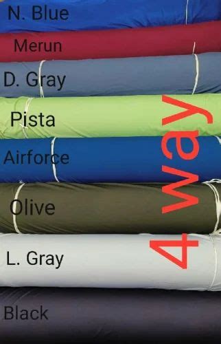 Plain Way Lycra Fabric For Sports Wear Print Solid Color