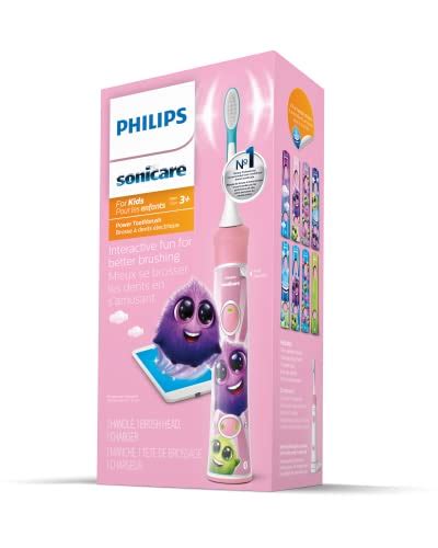 Philips Sonicare for Kids 3+ Bluetooth Connected Rechargeable Electric ...