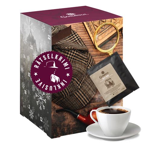 Premium Krimi Kaffee Adventskalendermit R Tsel Krimi Wo Ist Lord