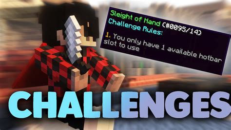 Bedwars With ONE HOTBAR SLOT Bedwars Challenges 1 YouTube