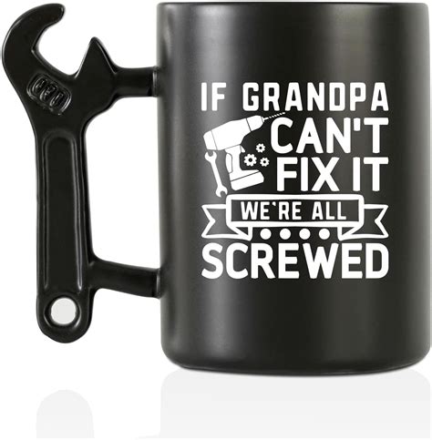 5aup Fathers Day Funny Grandpa Coffee Mug Christmas Ts