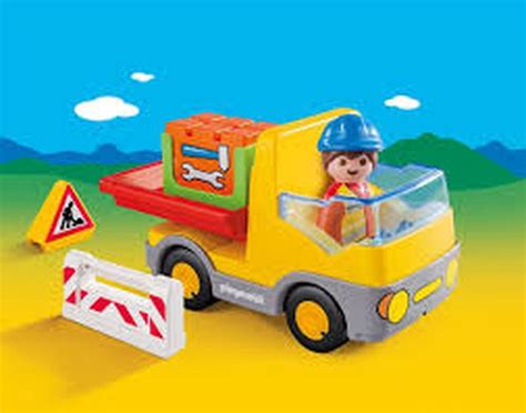 Camion De Chantier Playmobil 1 2 3 Juguetesland