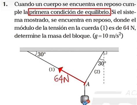 Resuelto Cuando Un Cuerpo Se Encuentra En Reposo Cum Ple La Primera