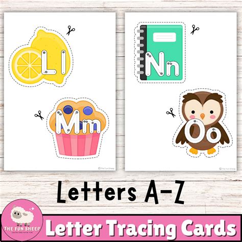 Letter Tracing Cards | Tracing Alphabet Preschool Activity Printable ...