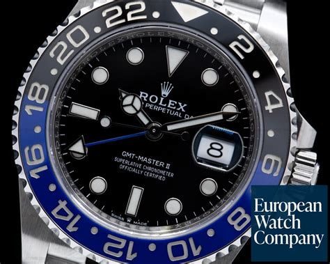 Rolex Blnr Gmt Master Ii Ceramic Batman Ss Jubilee