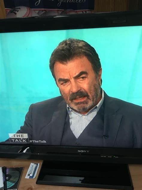 May 8, 2018 Tom Selleck on The Talk tv show on CBS . | Tom selleck ...