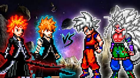 Ichigo V Op All Form Fullbring Ichigo Vs Goku Tp Op Goku Dbs V