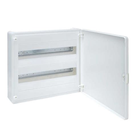 Hager Caja De Superficie Golf Con Puerta Regleta Qc F M Blanca