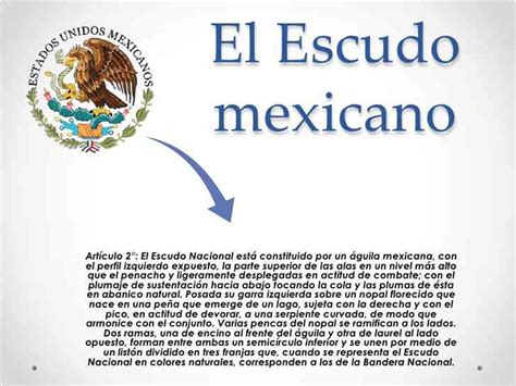 Partes del escudo nacional Mexicano